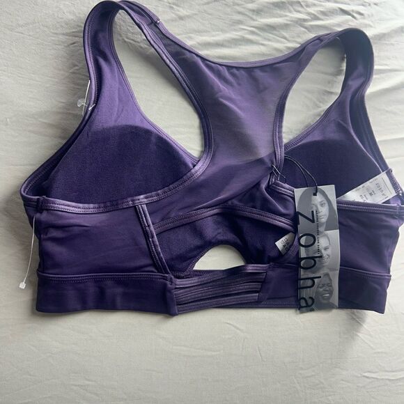 Zobha Purple Workout Top and NWT Size Medium - Picture 6 of 10